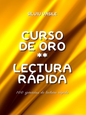 cover image of CURSO DE ORO ** LECTURA RÁPIDA